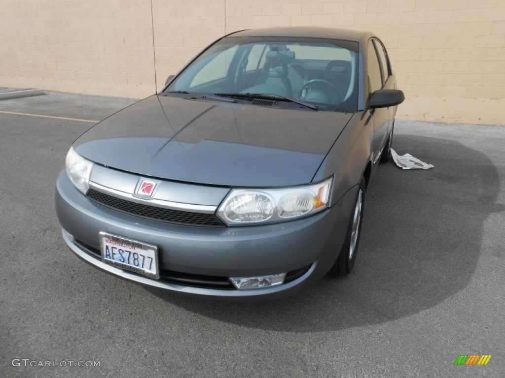 2004 ION 3 Sedan - Storm Grey / Grey photo #1