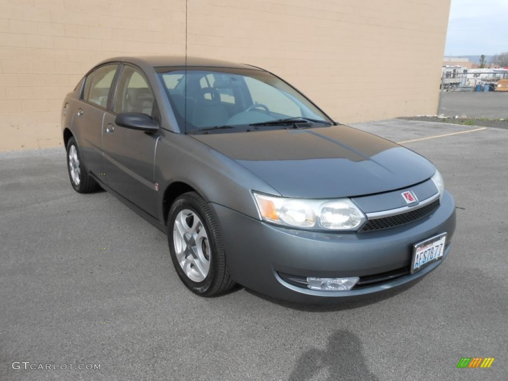 2004 ION 3 Sedan - Storm Grey / Grey photo #3