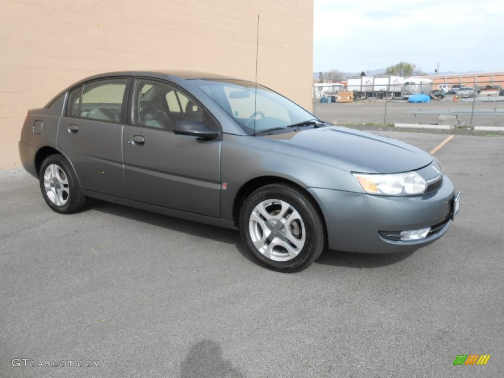 2004 ION 3 Sedan - Storm Grey / Grey photo #5