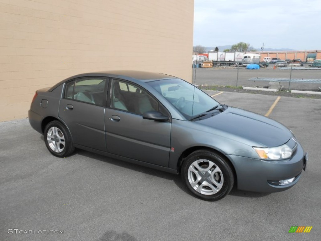 2004 ION 3 Sedan - Storm Grey / Grey photo #6