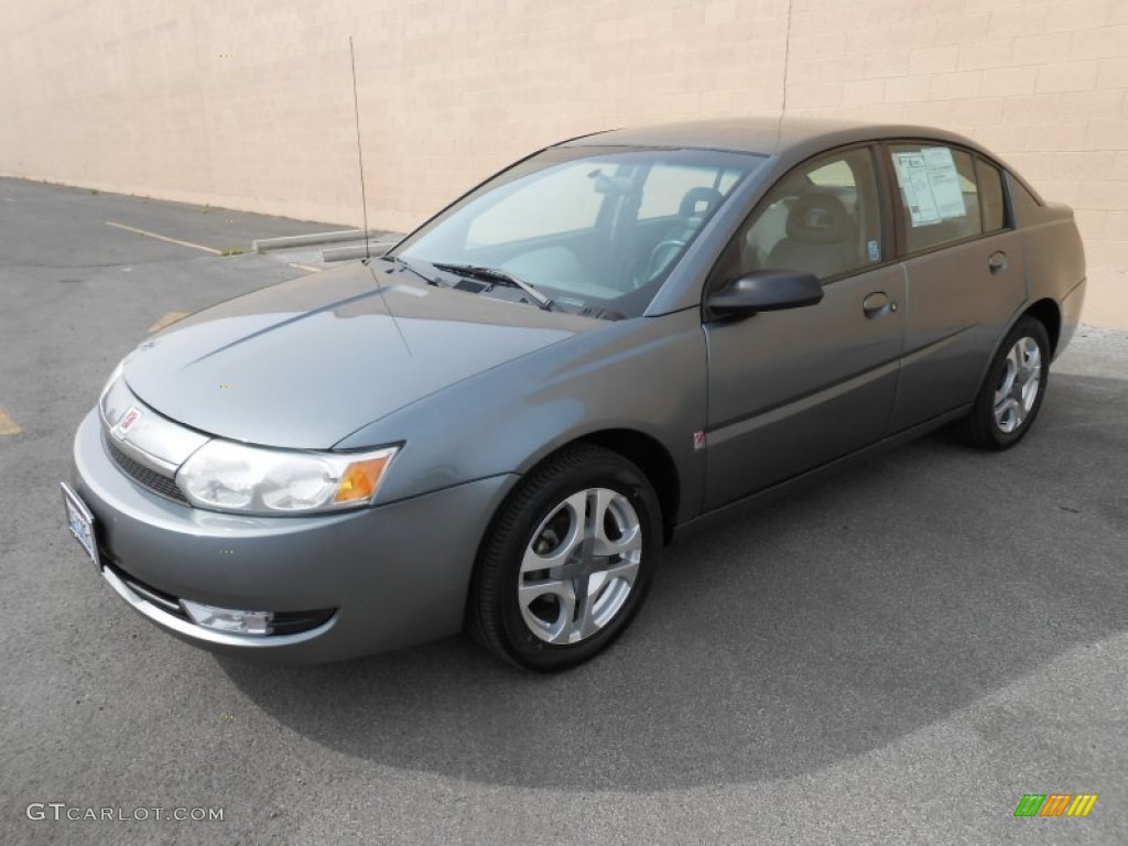 2004 ION 3 Sedan - Storm Grey / Grey photo #7