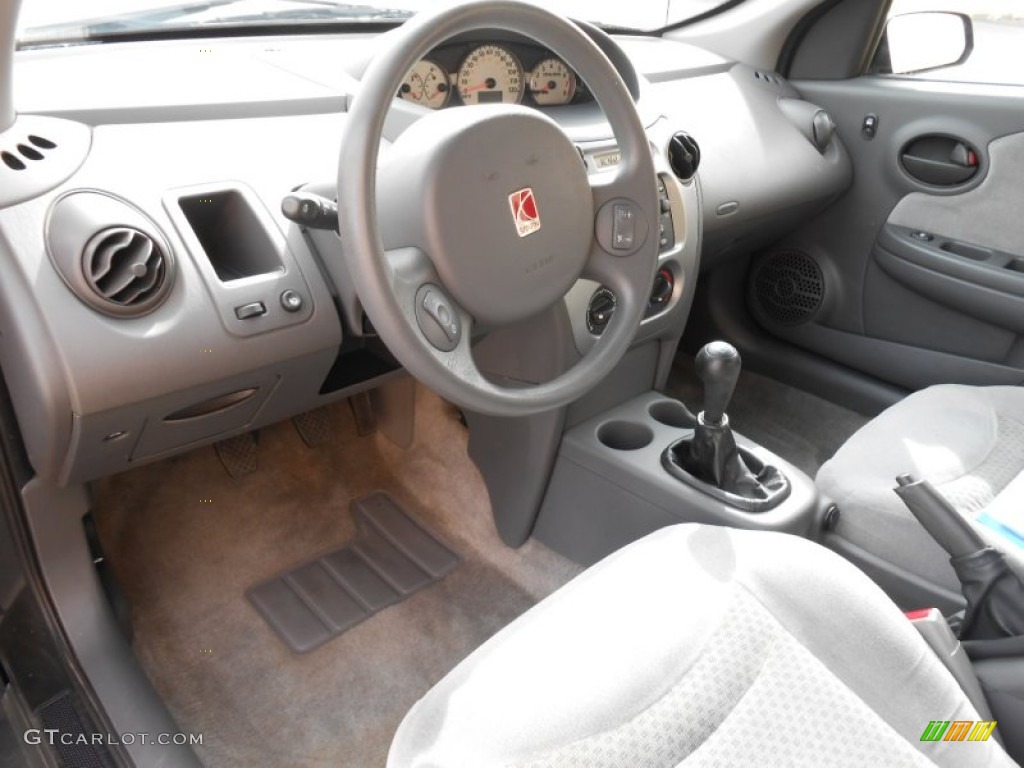 2004 Saturn ION 3 Sedan Grey Dashboard Photo #79437098