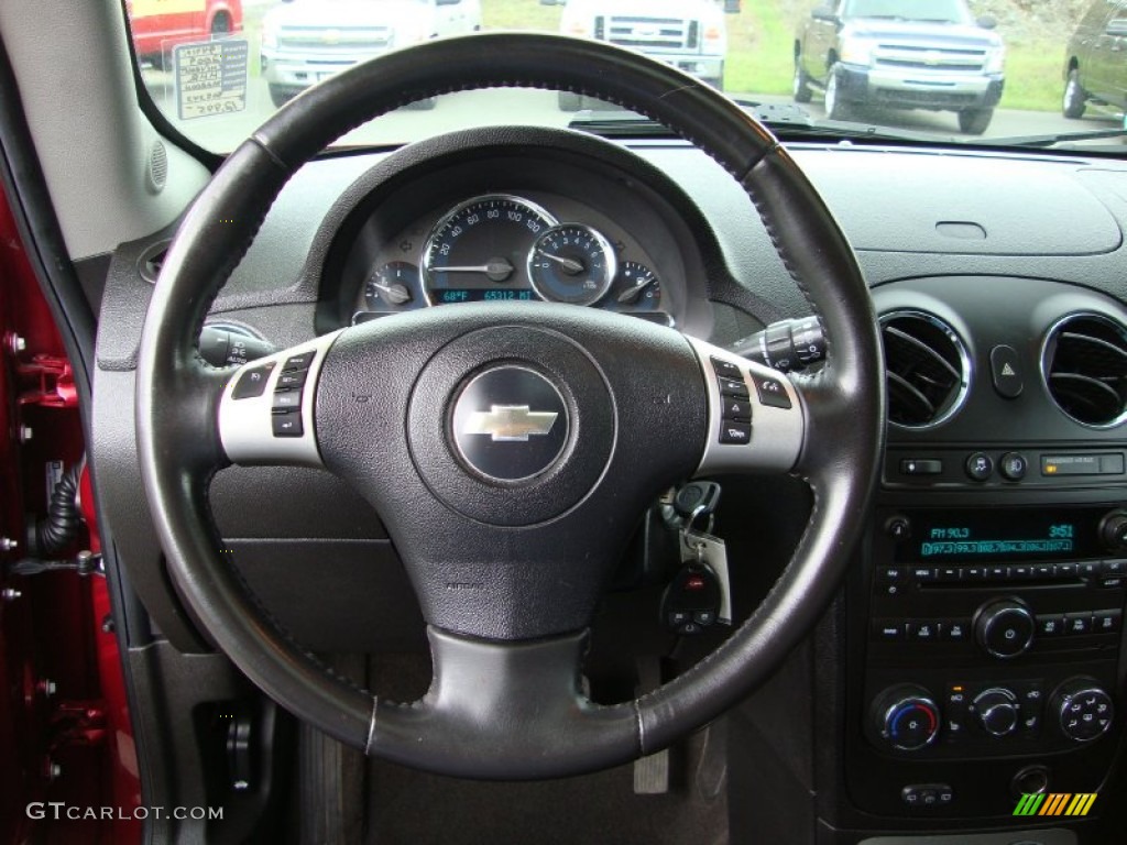 2009 Chevrolet HHR LT Ebony Steering Wheel Photo #79437389
