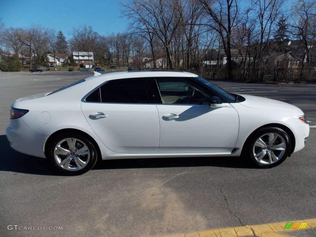 Arctic White 2011 Saab 9-5 Turbo6 XWD Sedan Exterior Photo #79438286