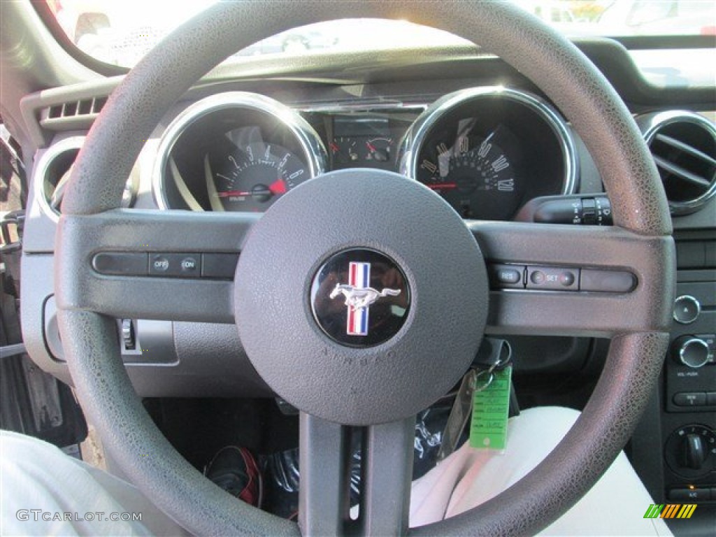 2008 Mustang V6 Deluxe Coupe - Black / Dark Charcoal photo #13