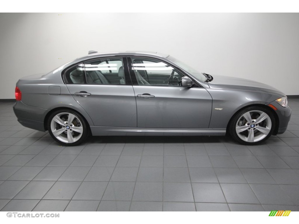 2009 3 Series 335i Sedan - Space Grey Metallic / Grey photo #7