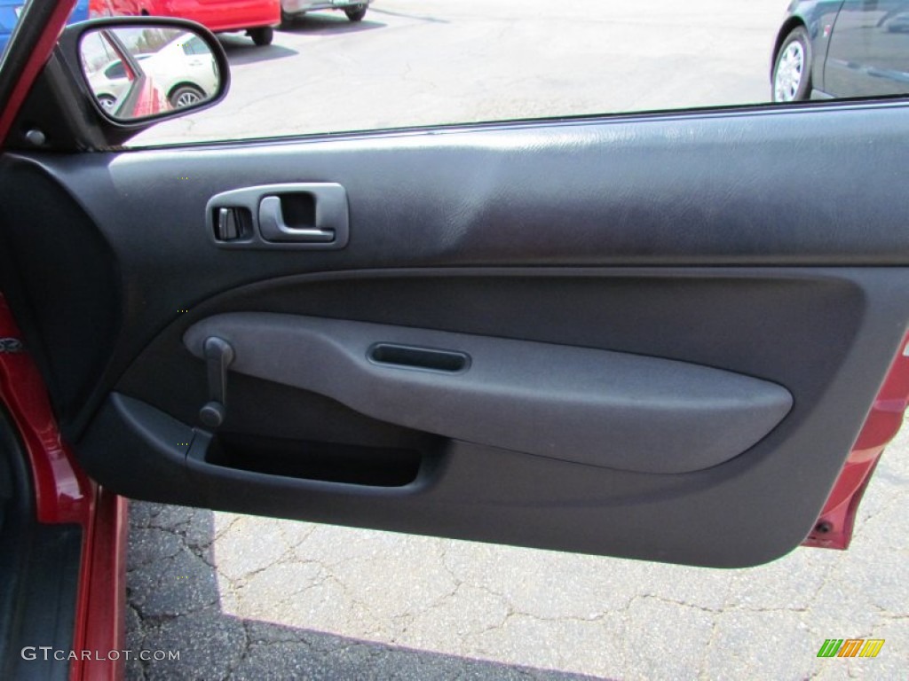 1998 Civic DX Coupe - Milano Red / Gray photo #15