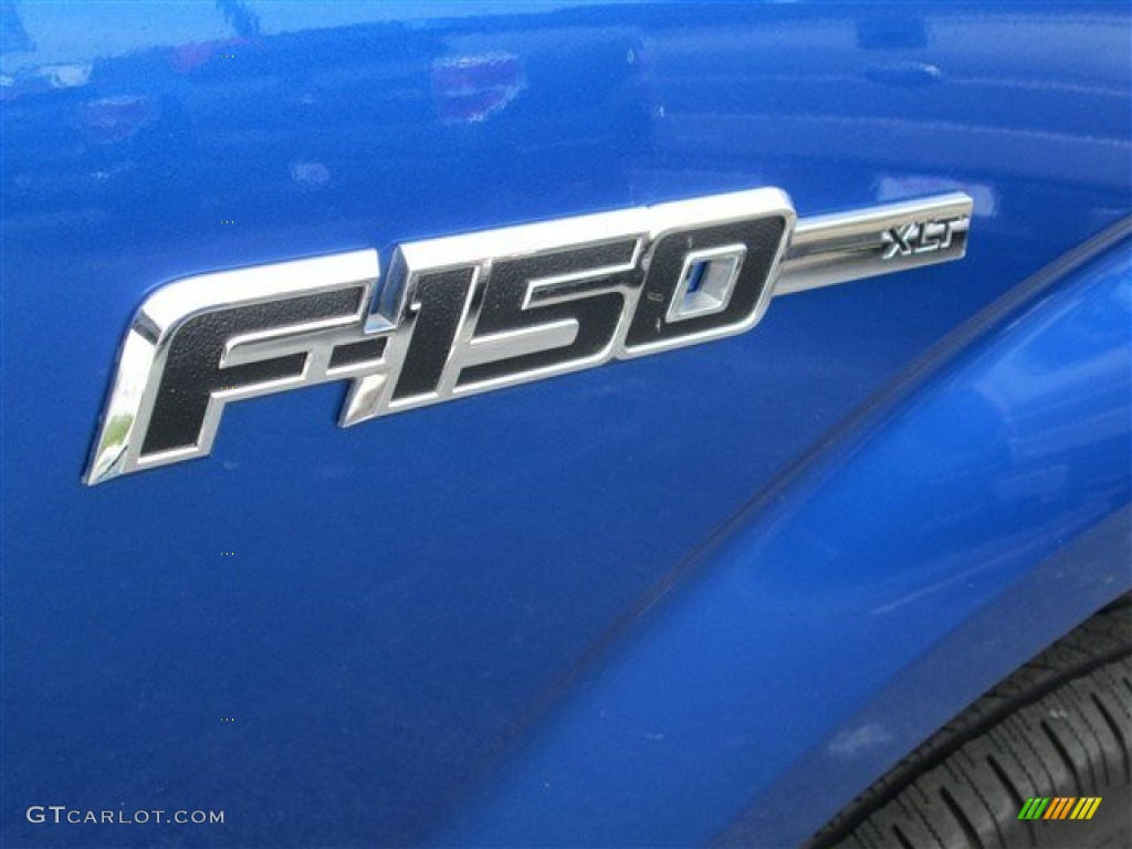 2011 F150 XLT SuperCrew - Blue Flame Metallic / Steel Gray photo #2