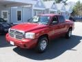 Inferno Red Crystal Pearl - Dakota SLT Quad Cab 4x4 Photo No. 3
