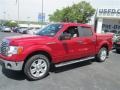 2010 Red Candy Metallic Ford F150 XLT SuperCrew  photo #5