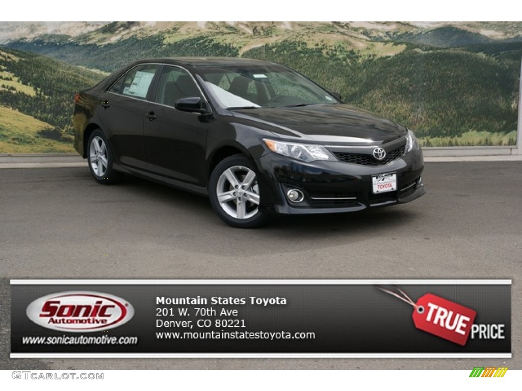 2013 Camry SE - Attitude Black Metallic / Black/Ash photo #1