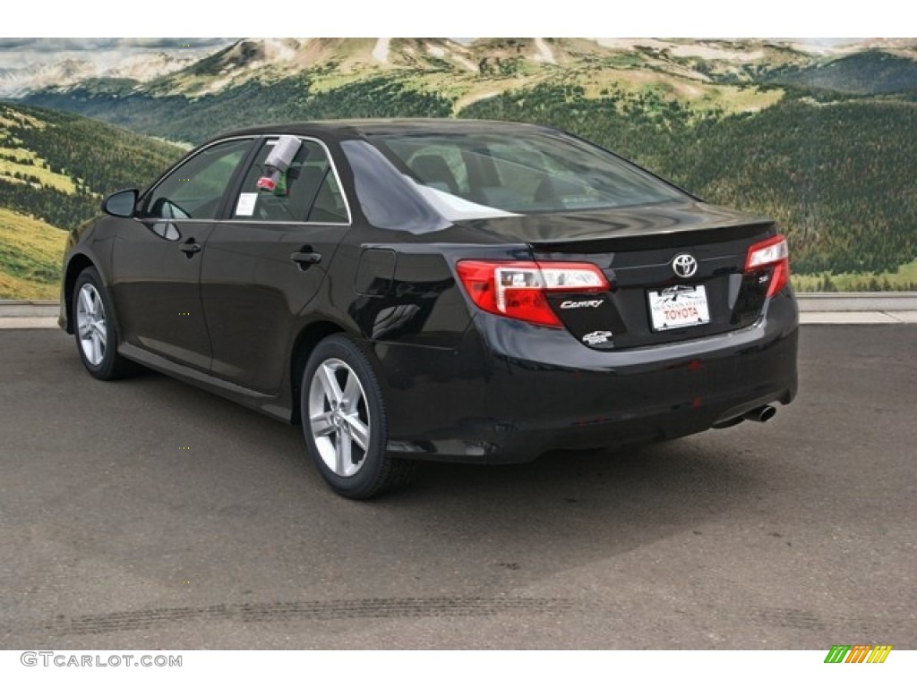 2013 Camry SE - Attitude Black Metallic / Black/Ash photo #2