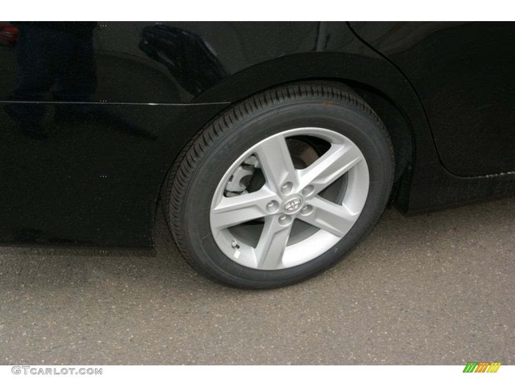 2013 Camry SE - Attitude Black Metallic / Black/Ash photo #9