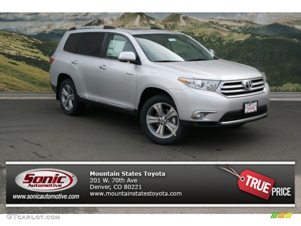 2013 Highlander Limited 4WD - Classic Silver Metallic / Ash photo #1