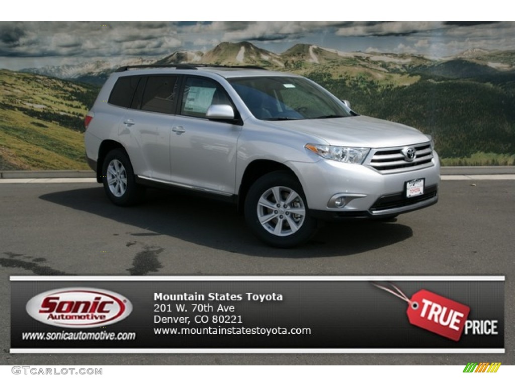 2013 Highlander SE 4WD - Classic Silver Metallic / Black photo #1