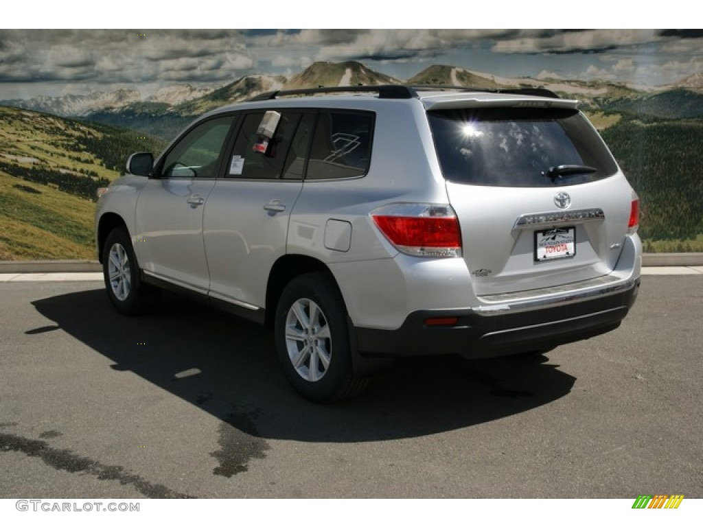 2013 Highlander SE 4WD - Classic Silver Metallic / Black photo #2