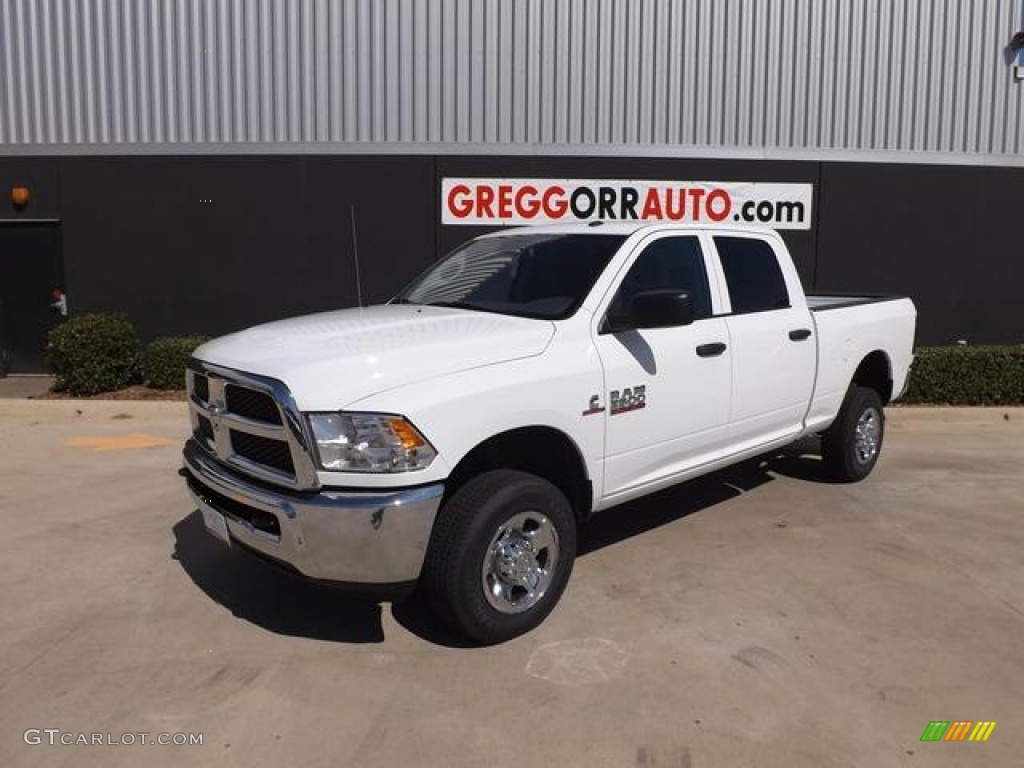 2013 2500 Tradesman Crew Cab 4x4 - Bright White / Black/Diesel Gray photo #2