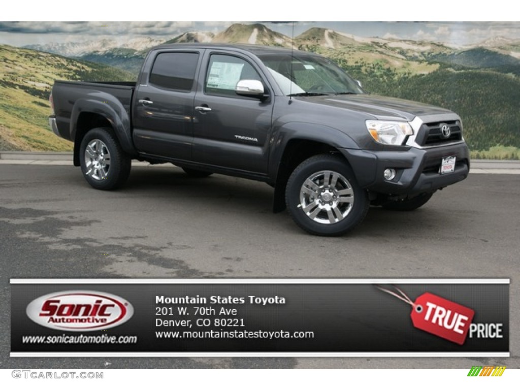 2013 Tacoma V6 Limited Double Cab 4x4 - Magnetic Gray Metallic / Graphite photo #1