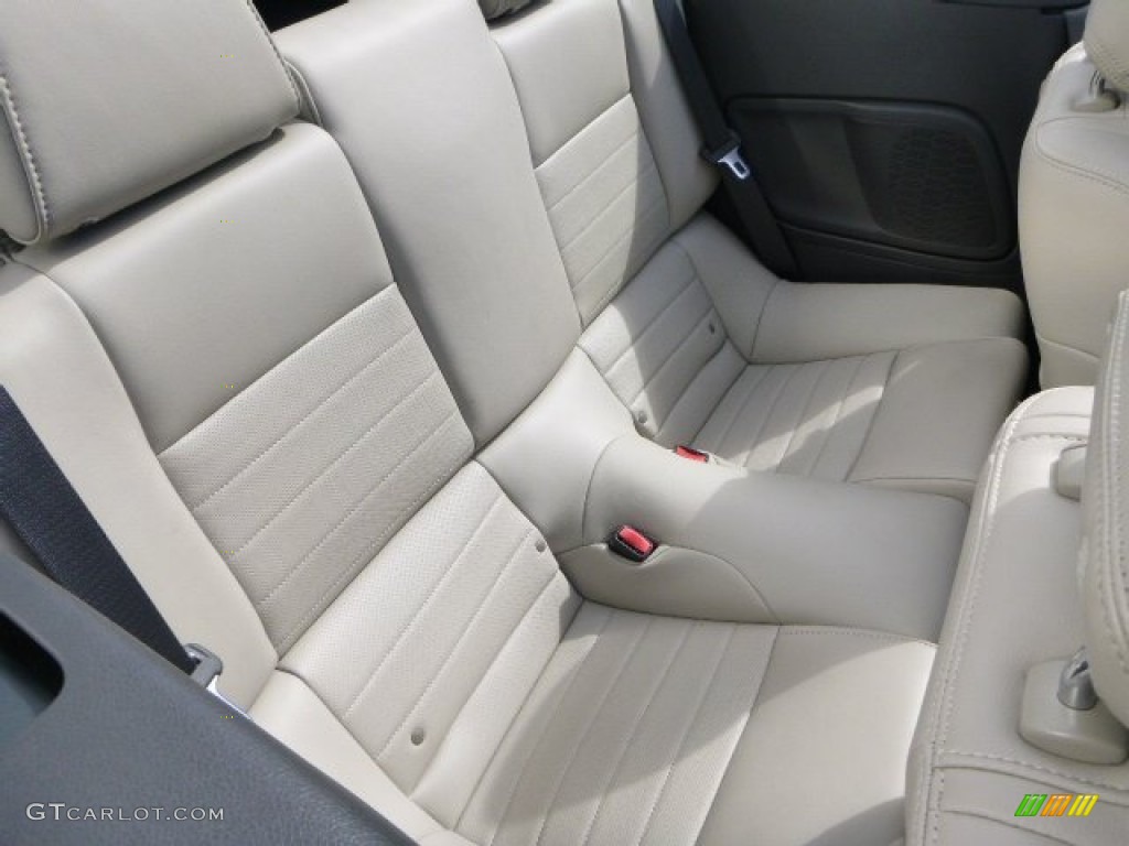 Stone Interior 2013 Ford Mustang V6 Premium Convertible Photo #79443923