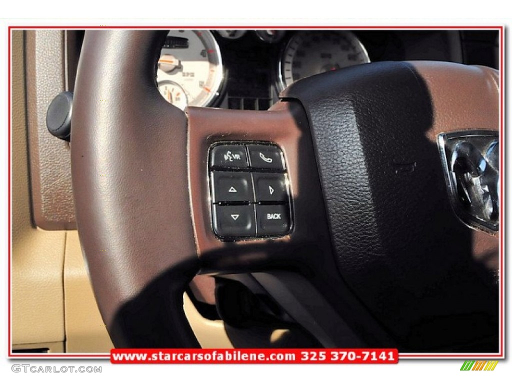 2012 Ram 2500 HD Laramie Longhorn Mega Cab 4x4 - Deep Molten Red Pearl / Light Pebble Beige/Bark Brown photo #22