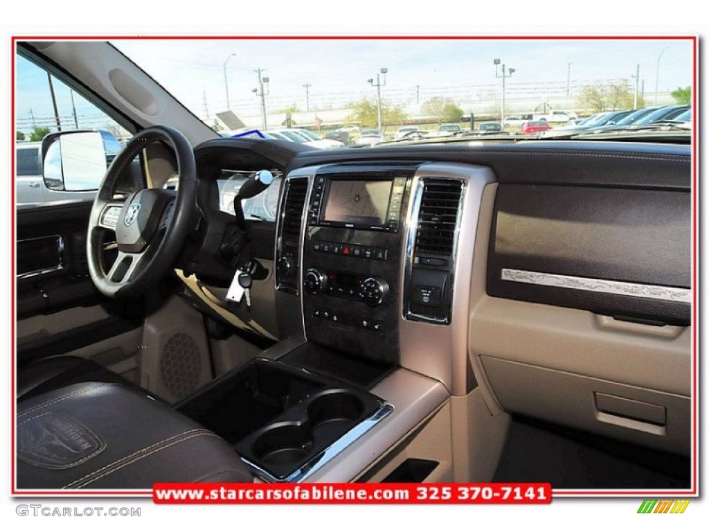 2012 Ram 2500 HD Laramie Longhorn Mega Cab 4x4 - Deep Molten Red Pearl / Light Pebble Beige/Bark Brown photo #36