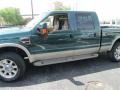 2009 Forest Green Metallic Ford F250 Super Duty King Ranch Crew Cab 4x4  photo #6