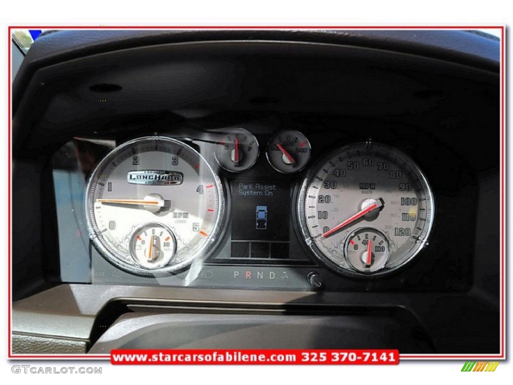 2012 Ram 2500 HD Laramie Longhorn Mega Cab 4x4 - Deep Molten Red Pearl / Light Pebble Beige/Bark Brown photo #45