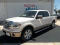 White Platinum Metallic Tri-Coat - F150 Lariat SuperCrew Photo No. 2