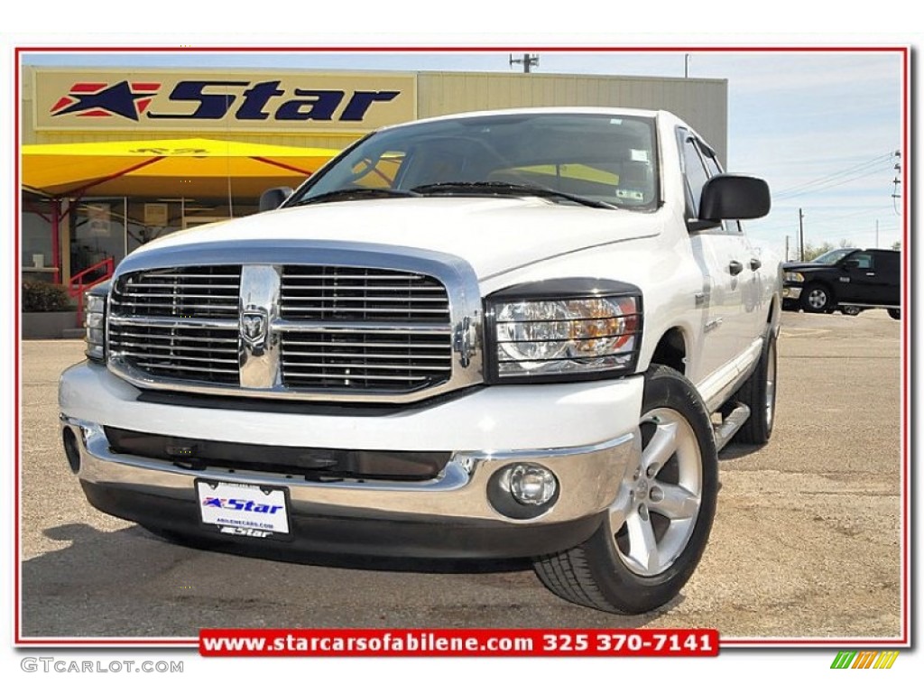 Bright White Dodge Ram 1500