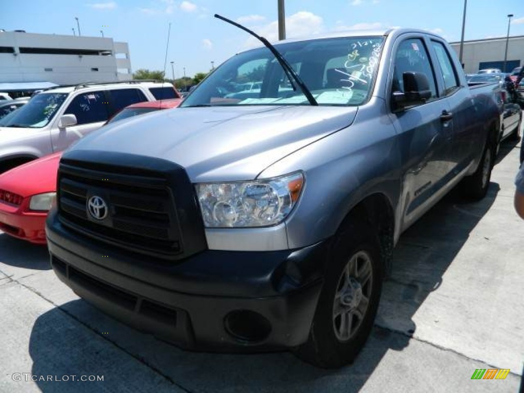 2010 Tundra Double Cab - Silver Sky Metallic / Graphite Gray photo #2