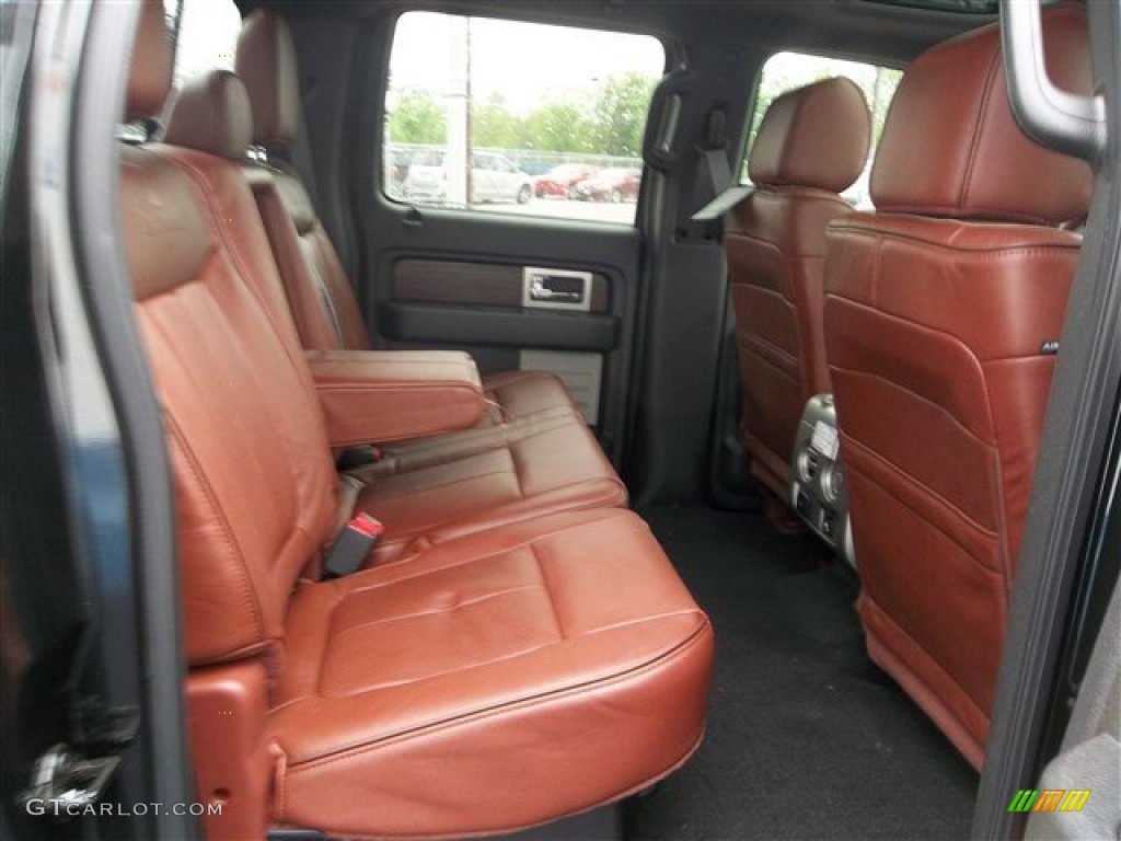 2013 Ford F150 King Ranch SuperCrew 4x4 Rear Seat Photo #79447653
