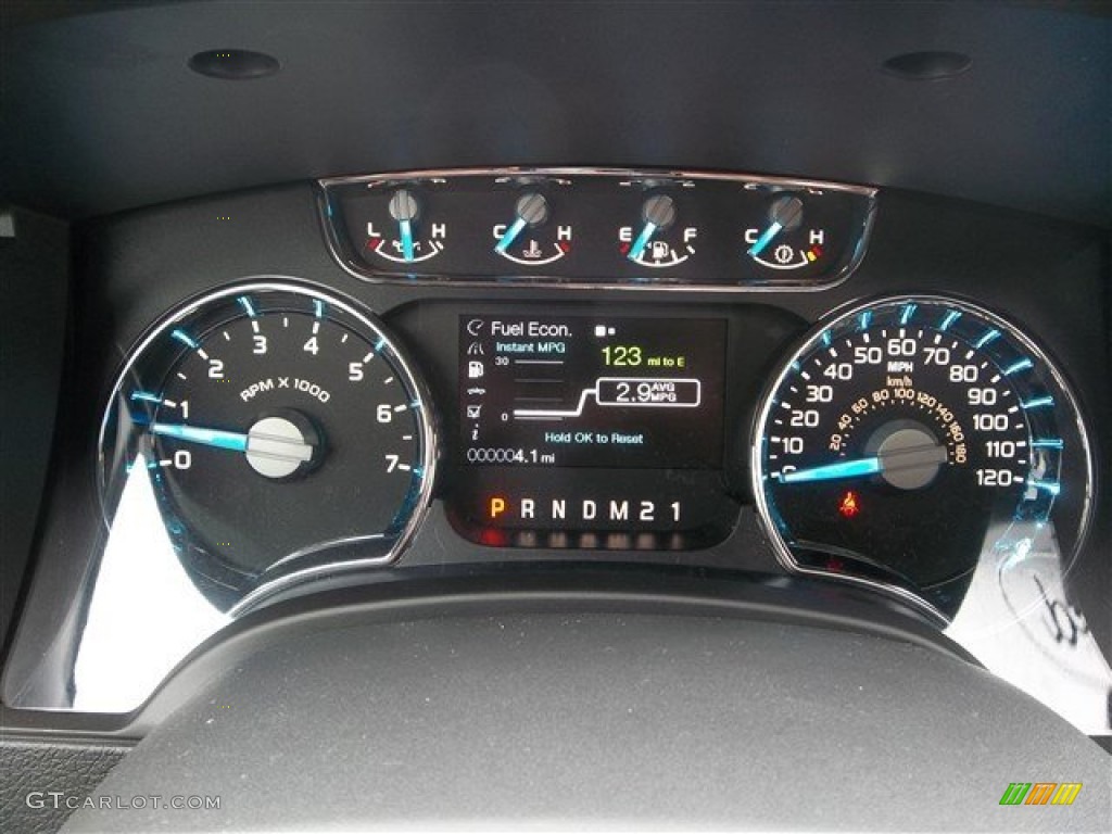 2013 Ford F150 King Ranch SuperCrew 4x4 Gauges Photo #79447790