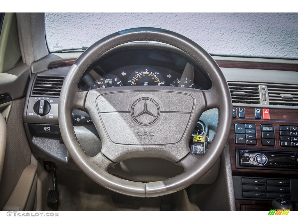 1995 Mercedes-Benz C 220 Sedan Beige Steering Wheel Photo #79447868