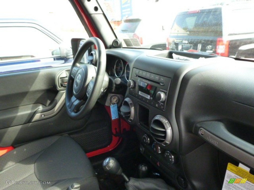 2013 Wrangler Unlimited Sport 4x4 - Rock Lobster Red / Black photo #6