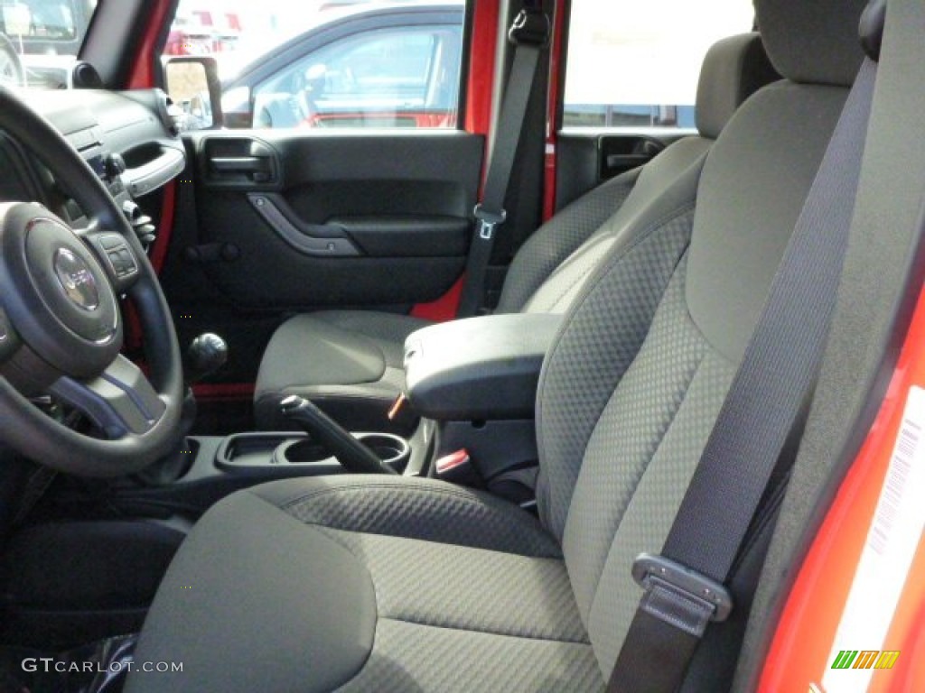 2013 Wrangler Unlimited Sport 4x4 - Rock Lobster Red / Black photo #11