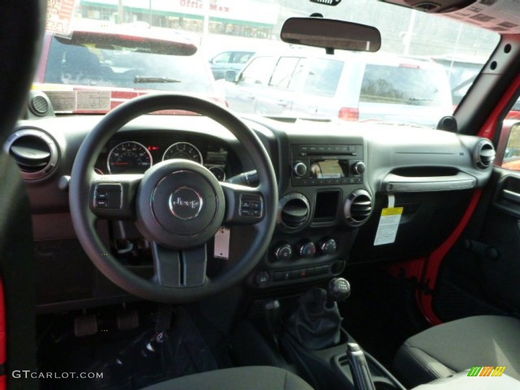 2013 Wrangler Unlimited Sport 4x4 - Rock Lobster Red / Black photo #13