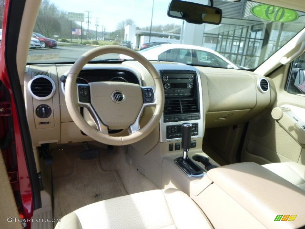 2009 Mercury Mountaineer Premier AWD Camel/Sand Dashboard Photo #79449465