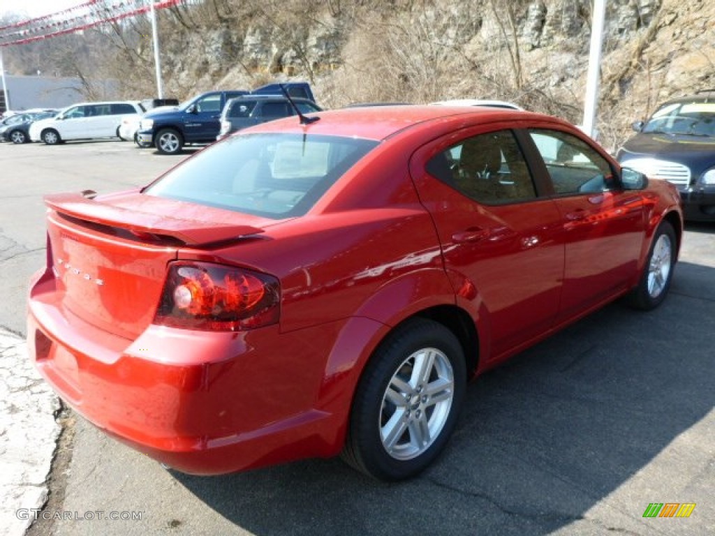 2013 Avenger SE V6 - Redline 2-Coat Pearl / Black photo #5