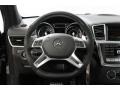 2012 Mercedes-Benz ML Black Interior Steering Wheel Photo