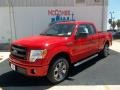 2013 Race Red Ford F150 STX SuperCab  photo #2