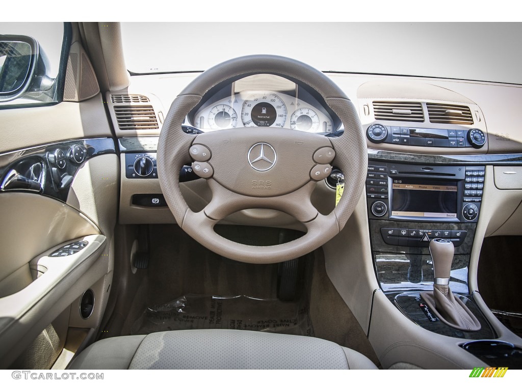 2009 Mercedes-Benz E 350 Sedan Cashmere Dashboard Photo #79451470