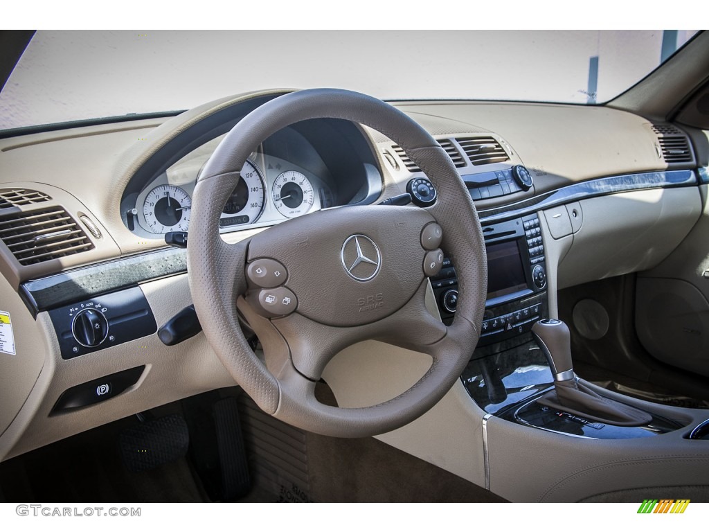 2009 Mercedes-Benz E 350 Sedan Cashmere Dashboard Photo #79451696