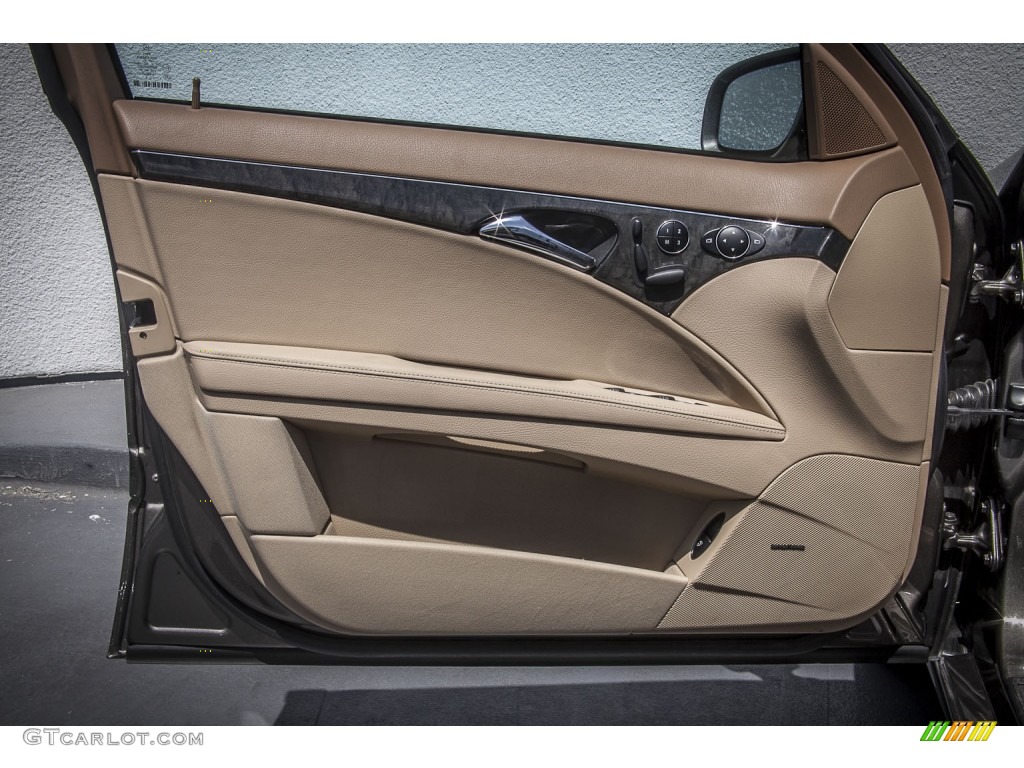 2009 Mercedes-Benz E 350 Sedan Cashmere Door Panel Photo #79451720