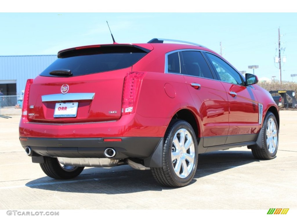 2013 SRX Performance FWD - Crystal Red Tintcoat / Shale/Brownstone photo #4