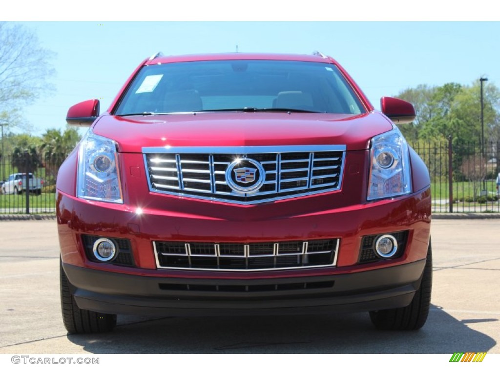 2013 SRX Performance FWD - Crystal Red Tintcoat / Shale/Brownstone photo #7