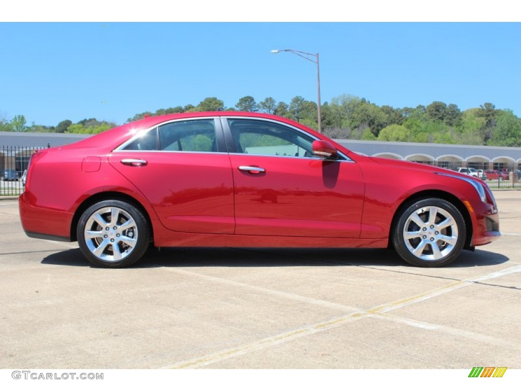 Crystal Red Tintcoat 2013 Cadillac ATS 2.0L Turbo Luxury Exterior Photo #79452828