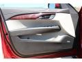 2013 Cadillac ATS Light Platinum/Jet Black Accents Interior Door Panel Photo