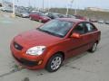 Sunset Orange - Rio LX Sedan Photo No. 5