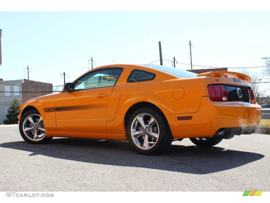 2008 Mustang GT/CS California Special Coupe - Grabber Orange / Dark Charcoal/Medium Parchment photo #2