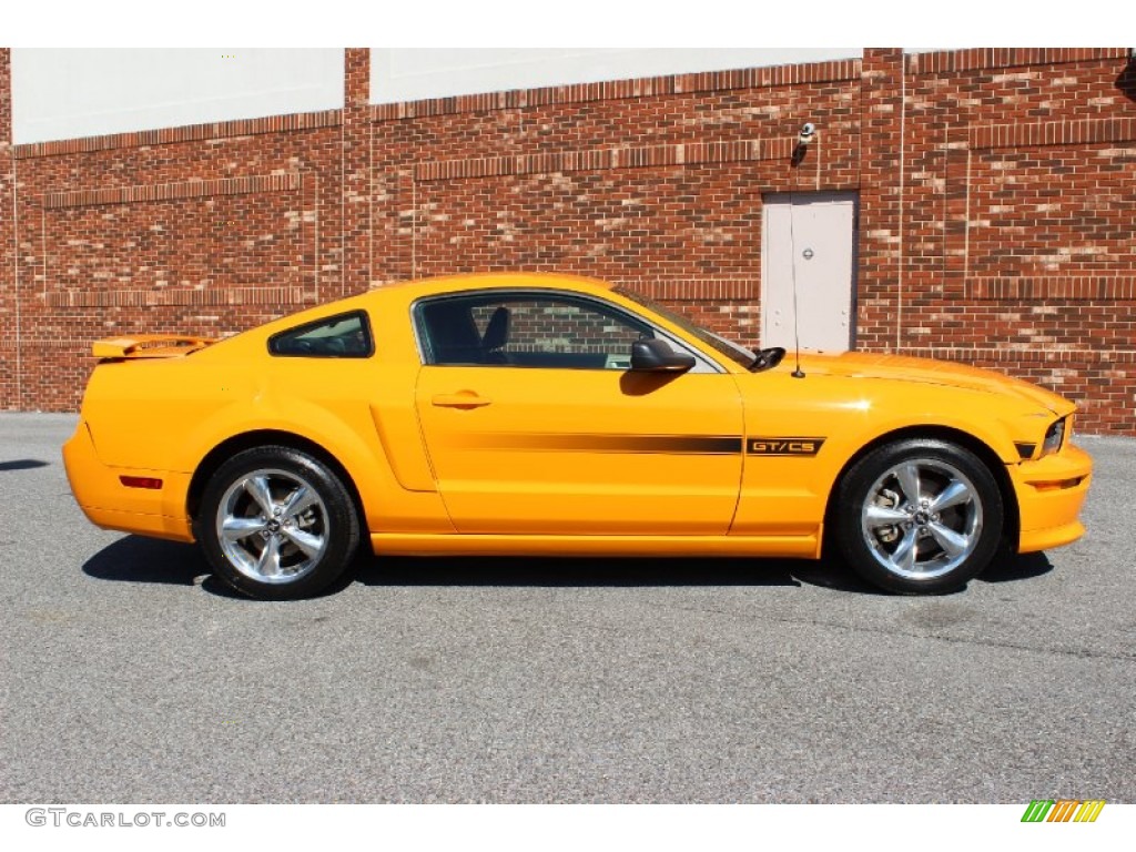 2008 Mustang GT/CS California Special Coupe - Grabber Orange / Dark Charcoal/Medium Parchment photo #7